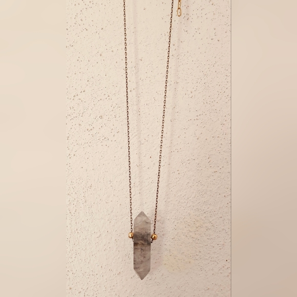 Crystal Quartz Pendulum Necklace NEW! - Picture 5 of 5